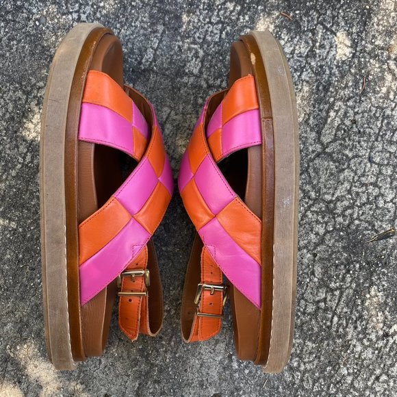 ALOHAS | Marshmallow Scacchi Sandals | Women's 39 - Picture 4 of 14